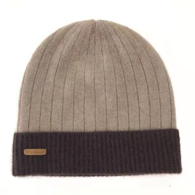 China C4-Two-tone plush cashmere hat for sale