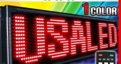 China P10 LED Display Sign, 1-4 Line 128x32 Full Color for sale