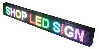 China P10 LED Display Sign, 1-8 Line 192x64 Full-Color for sale