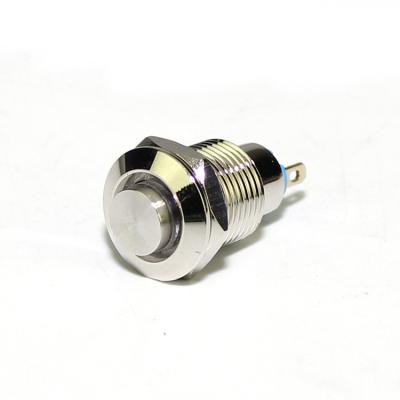 China Momentary / Latching IP67 Mini Round 4 Pin Latching 10mm Ring LED Push Button Switch for sale