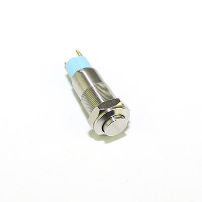 China Latching Button Mini Waterproof IP67 Metal High Push Button Switch for sale