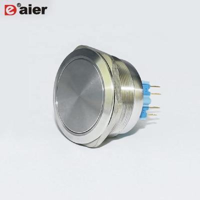 China 40mm Momentary Flat Button 2NO2NC Push Button Switch Anti Vandal Momentary Push Button Car for sale