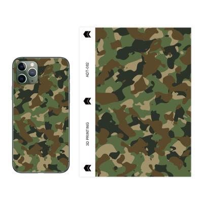 China Suitable For Any Wholesale Hot Sale 3D Mobile Phone Relief Camouflage Back Film Personalized Mobile Phone Back Stickers Back Skin For Tracer for sale