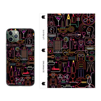 China Applicable to any 3D ultra-thin film 3D film phone back anti-scratch skin mobile phone cell phone pattern PVC back sticker for hydrogel machine for sale