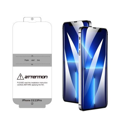 China Anti-scratch Factory Wholesale Tpu Hydrogel Film Hd Anti-fingerprint Hydrogel Screen Protector For Iphone 13 Series for sale