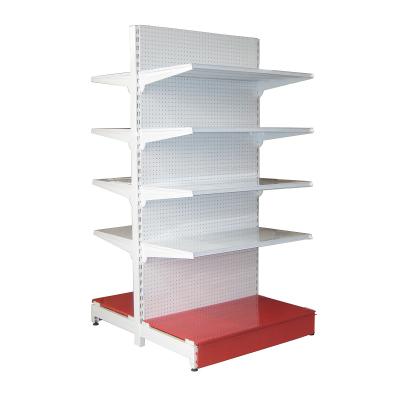 China Single Sided Good Design Double Side Supermarket Shelves Mental Display Storage Rack for sale