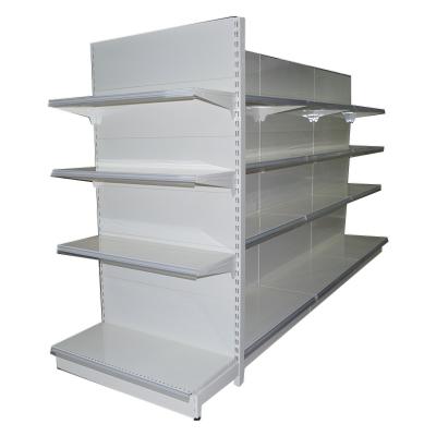 China Single-sided high quality single-double side supermarket mental shelves display shelf storage rack for sale