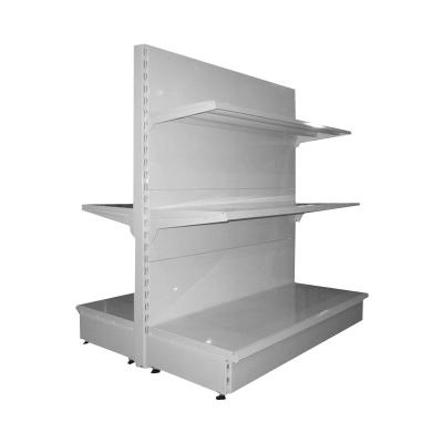 China Wholesale Double Sided Luxury Double Sided Supermarket Shelves Mental Display Rack for sale