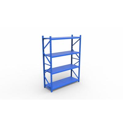 China Industrial Long Span Steel Rack Medium Duty Storage Warehosue Warehouse Shelves for sale