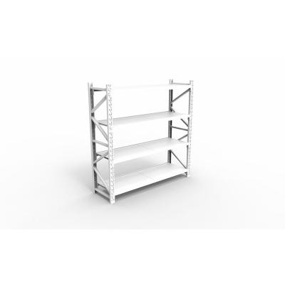 China Warehosue Metal Long Span Steel Storage Medium Duty Display Warehouse Shelving Rack for sale