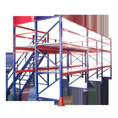 China Heavy Duty Industrial Storage Rack Manufacturing Factory Warehouse Storage Rack Shelf Steel Racking System For Stacking Racks Shelves for sale