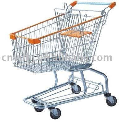 China Folding GS Certificated Heavy Duty American Style Unfolding Metal Shopping Carts for sale