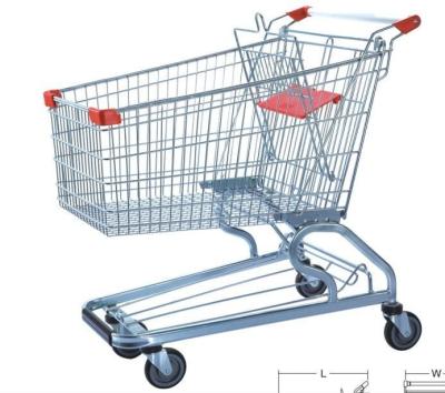 China American Style Shopping Galvanized Shopping Trolley (60L-240L) for sale