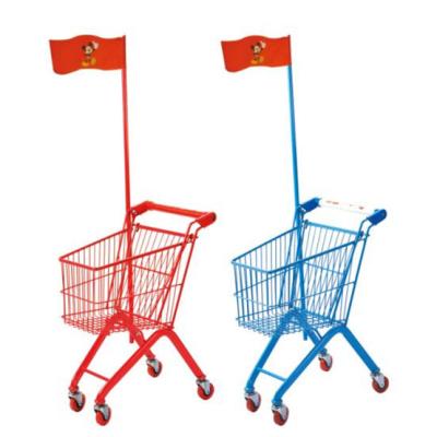 China Cute Portable Metal Kids Metal Material Cheap Shopping Carts / Trolley for sale