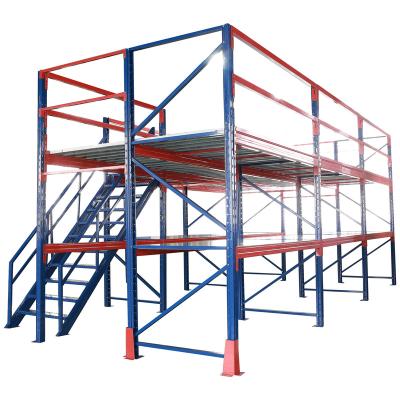 China High Quality SRI Loft Heavy Duty Rack Warehouse Large Attic Buries Customized Size for sale