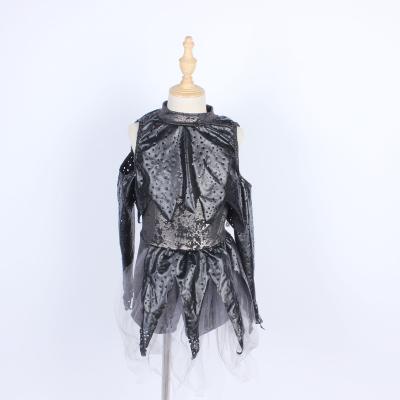 China Scissorhands Edouard Starring Performance Costume Black Hole Jazz Dance Wear Stage Dance Leather Dress for sale