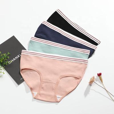 China Breathable Custom High Quality Hot Selling Cotton Soft Panties Women's Sexy Ladies Underwear for sale