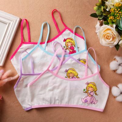 China Hot Sale Cotton Kids School Training Bras Kids Student Young Teen Girl QUICK DRY Bras for sale