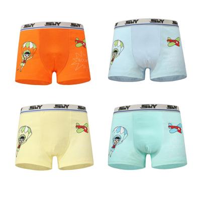 China Handsome Printed Cotton Kids Little Boys Underwear Children Boy Boxer Briefs QUICK DRY for sale