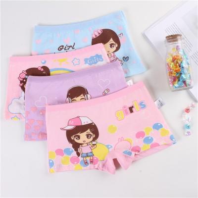 China Hot Sale QUICK DRY Cotton Girls Panties Boxer Kids Children Breathable Underwear for sale