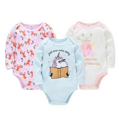 China Long Sleeeves baby clothes fashion style jumpsuit high quality cotton baby jumpsuit wholesale newborn romper for sale