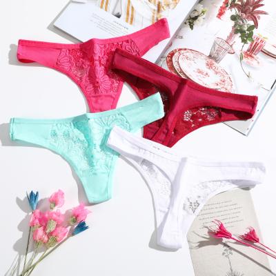 China Factory Price Briefs Women Cotton Panties Ladies Underwear Lace Panties Antibacterial Sexy Thongs Breathable Panties For Girl for sale