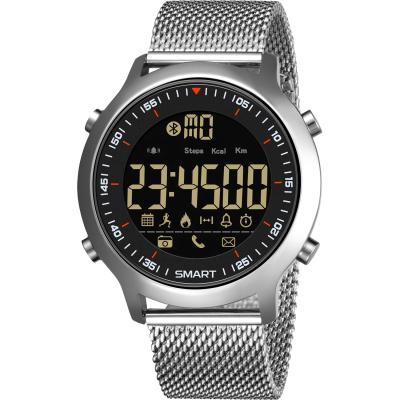 China Alarm SYNOKE 8302 Stainless Steel Ring Calorie Distance Steps Sports Smart Watch for sale