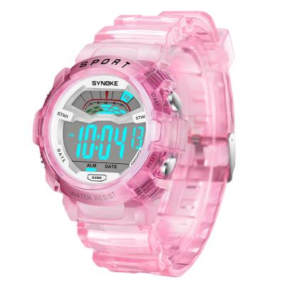 China High Fashion Sports Alarm Waterproof Watch Electronic Multifunctional Student Watch for sale