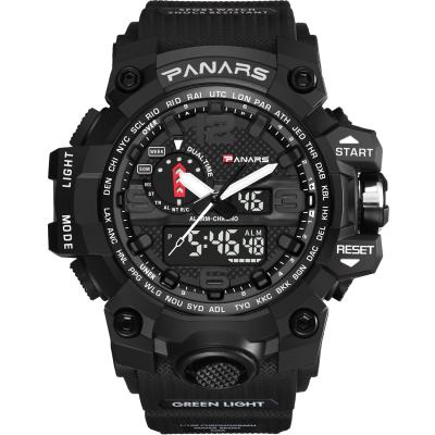 China Cheap PANARS 8202 alarm wristwatch men relojes hombre sports digital analog watch waterproof watches for sale