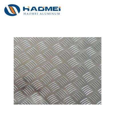 China Pedal/Non-slip Mold/5 Bar Handrail Small Checker Plate Aluminum Sheet for sale