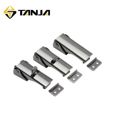 China Machinery and Equipment Door Latch A56B-5 [TANJA] /stainless steel adjustable toggle self-lock toolbox reverse base latches with hidden mounting hole for sale