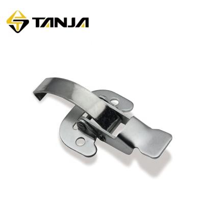 China Small Spring-Steel Self-Catch Type To Reduce Vibration [TANJA] A42 Flexible And Damping Steel Galvanized Toggle Latch With Spring For Case/Vehicles for sale