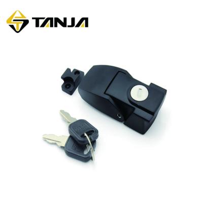 China [TANJA] Surface Electrophoresis A106 Black Toggle Latch Powder Coating Black Electrophoresis Paint Suction Latch Lock for sale