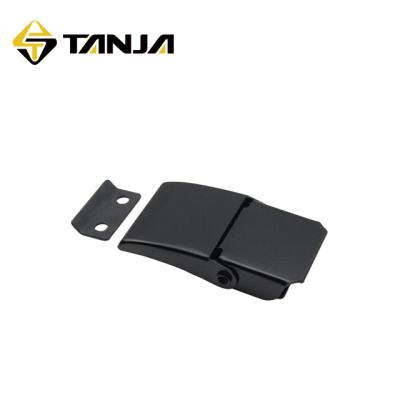 China TANJA A27 Black Steel Latch Clip Small Case Cover Built-in Hook Latch For Small Toolbox Black Electrophoresis Toggle Suction Latch for sale