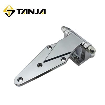 China Vertically install TANJA K16 hot sale die casting 350g zinc alloy chromeplate door hinge for sale