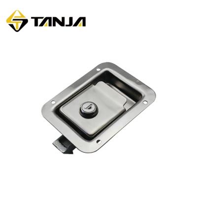 China Easy to use and operate.with main box panel TANJA M40B electric cylinder handle locks various cabinet doors handle locks paddle handle latch for sale