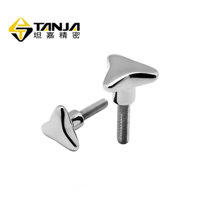 China TANJA T53-40-M8*20-M stainless steel male thread triangle contemporary star knobs industrial star knobs and handles for machinery for sale