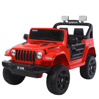 China Ride On Toy Car Children Electric Power New Design Remote Control 12v Double Seat Rc 4 Wheels Ride On Car Toy For Kids for sale