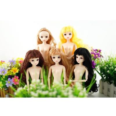 China Mini 30cm 13 Movable Jointed Dolls Toy For Girl Princess Body Female Naked Nude Doll for sale