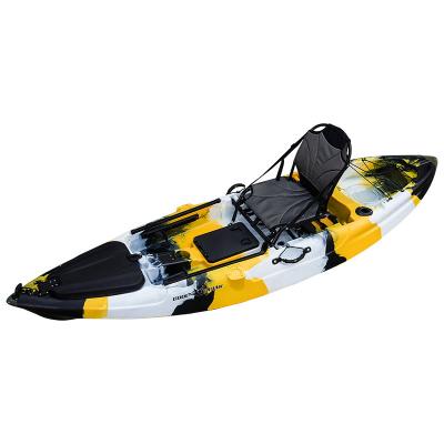 China Sea - River - Lake - Ocean KUER Outdoor Sit On Top Rotomolded Fishing Kayak 1 Person Seater Kayak With Paddle For Sale for sale