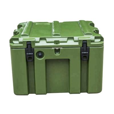 China LLDPE 80L Hard Waterproof Plastic Storage Tool Box for sale