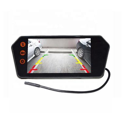 China Rearview Remote Control HD LCD 7 Inch Rear View Mirror Touch Screen Monitor for sale