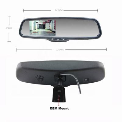 China Wholesale High Quality NIGHT VIEW 4.3 inch Color HD Rear View Mirror Monitor for sale