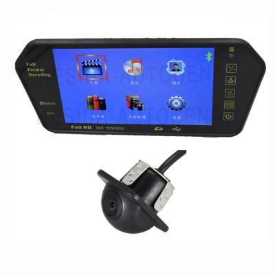 China 7inch waterproof have reverse backup camera color rear mirror monitor for sale