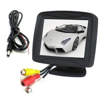 China 12V Car Waterproof Single Monitor 3.5inch Rear Camera 3.5inch for sale