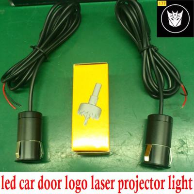 China Aluminum car laser projector led car logo door light with metal housing for sale