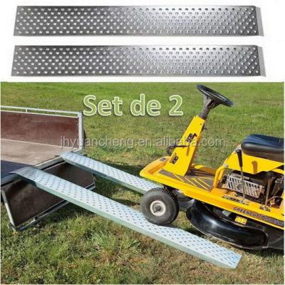 China Designer Portable Trailer Ramps Metal High Quality Extra Long Folding Steel Loading Ramp L160*w22.5cm for sale