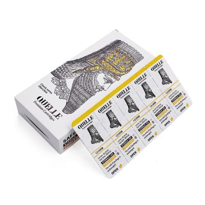 China QUELLE Wholesale Tattoo Cartridge Needles Stainless Steel RL RS M1 Disposable Body Art for sale