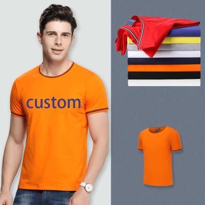 China Wholesale QUICK DRY short sleeve around the neck printing men unisex empty T-shirt running quick dry simple custom made T-shirt for sale