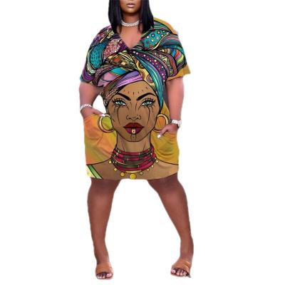 China New Summer Anti-Shrink Plus-Size 3D Print DIY Custom Women Dress New Rugby Customized Women Dress for sale